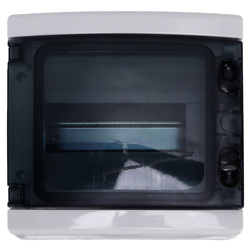 Verteilerschutzkasten 8-Wege-DIN-Schiene IP65 Wasserdichter transparenter Deckel Anschlusskasten