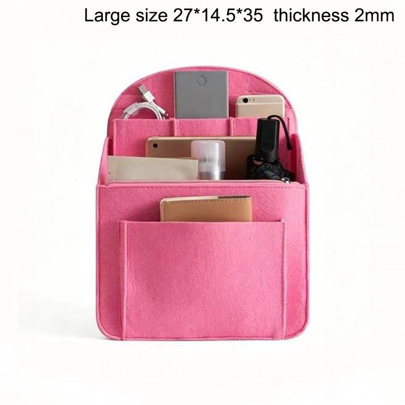 Insert Organisateur de Sac à Dos en Feutre Sac à Compartiments Multiples Doublure Sac dans Sac Grande Capacité Léger Séparateur Pour Voyage École Rangement