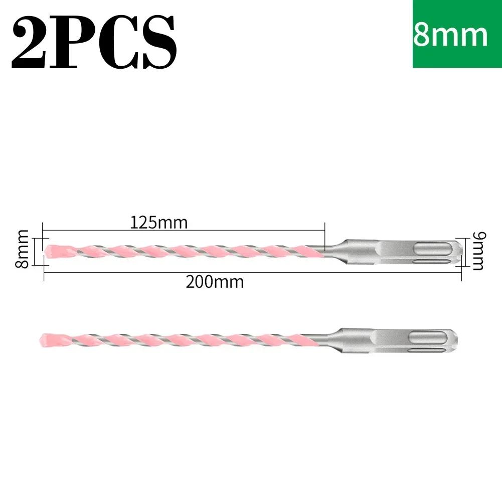 

Carbide Tip Bit Concrete Drill Bit 200mm Length Drill Bit Multiple Material Compatibility Carbide Tip Drill Bit