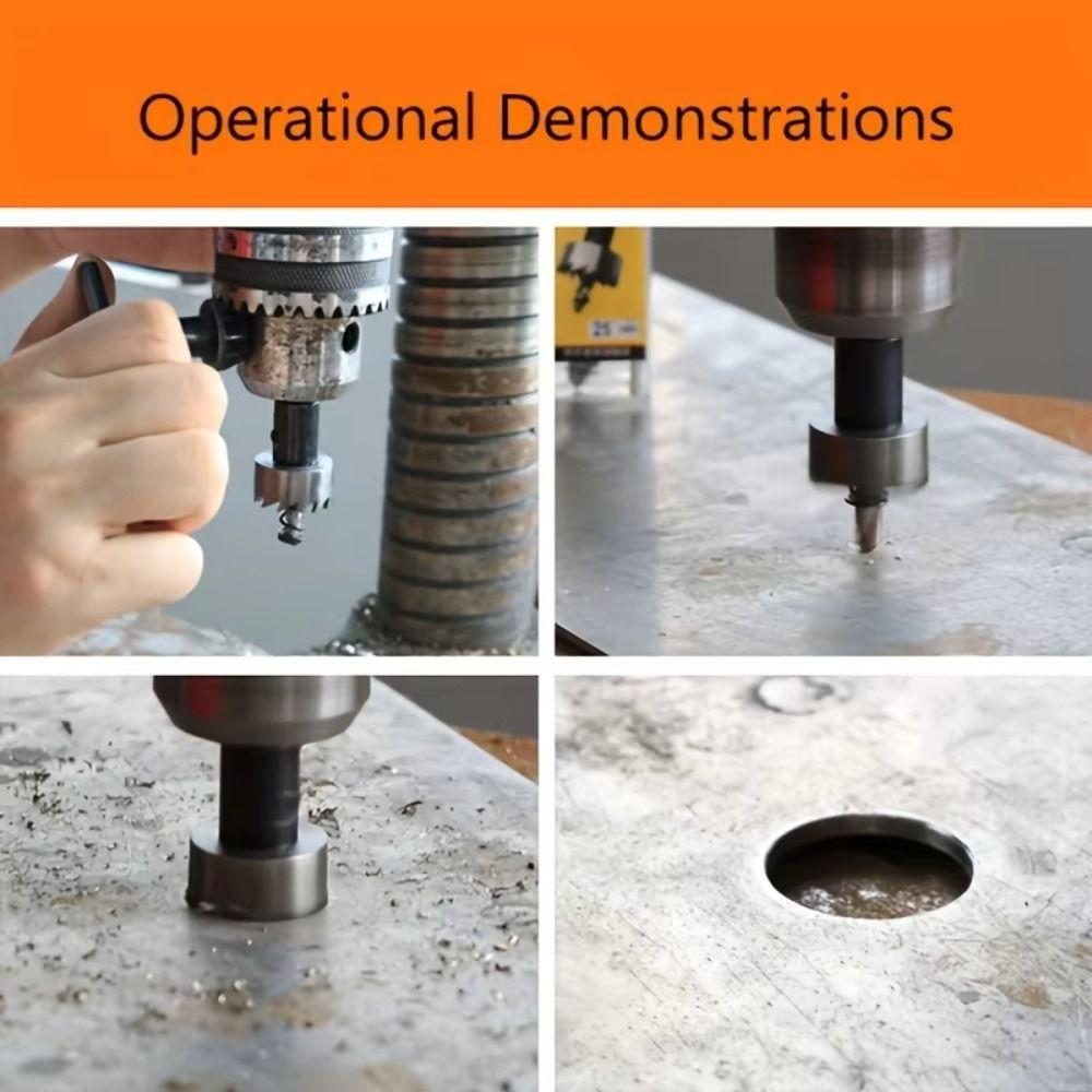 Durable Design High-Speed Steel Hole Opener Carbide Tip Hole Opener  Sheet Metal