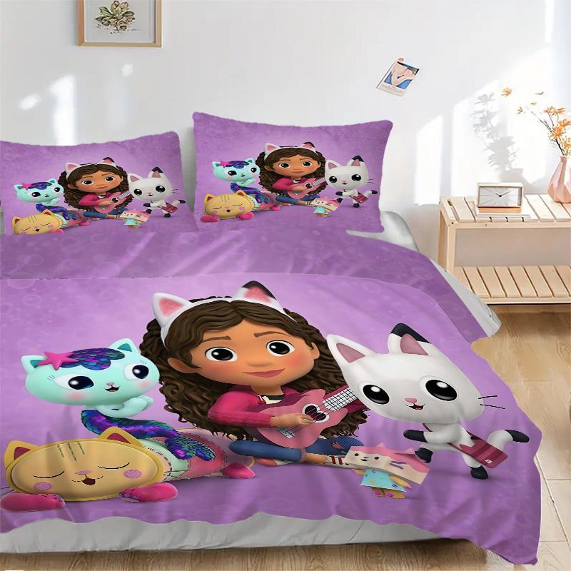 Dream Team Adventure Print 3Pcs Bedding Setduvet Cover With 2 Bedropillowcase Home Birthday Gift