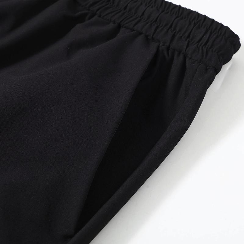 Nadměrná velikost 4XL-10XL Podzimní nadměrné černé cargo kalhoty pro muže Oblečení Vodotěsné Ležérní Elastický pas Dlouhé kalhoty