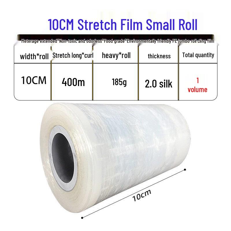 Selbstklebende Frischhaltefolie: PE-Rollen für Pflanzenveredelung & Auslaufsichere Takeaway-Versiegelung (3-25cm)