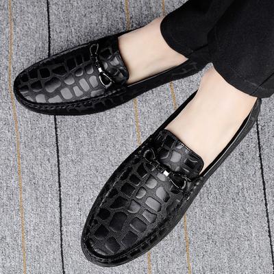 Mode Qualität Echtes Leder Herren Business Casual Schuhe Marke Leichtgewichtige Weiche Sohle Herren Slipper Schuh Mode Koreanischer Stil Luxusschuhe
