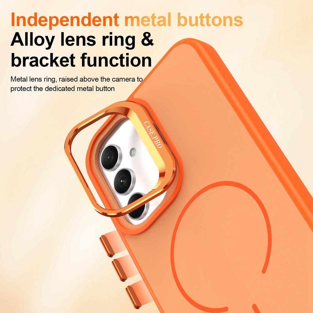 KEYSION Matte Skin Feel Lens Stand Phone Case for Samsung A54 5G A34 A14 4G 5G Magnetic Shockproof Back Cover for Galaxy A04S