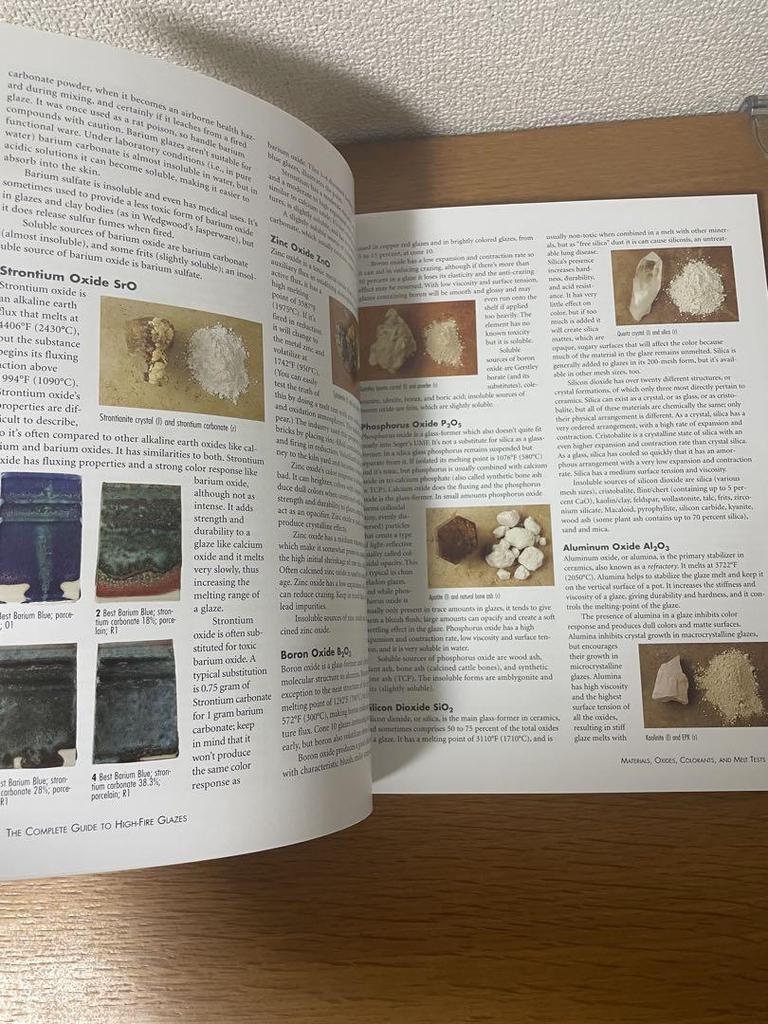 [USED] Foreign books high fire glazes glaze mixing potter's wheel sympo electric kiln Shino