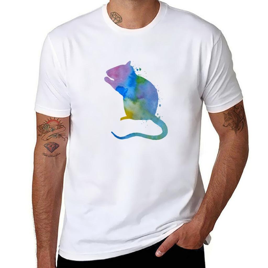 A Rat TShirt Casual Trendy Streetwear Tee Shirt