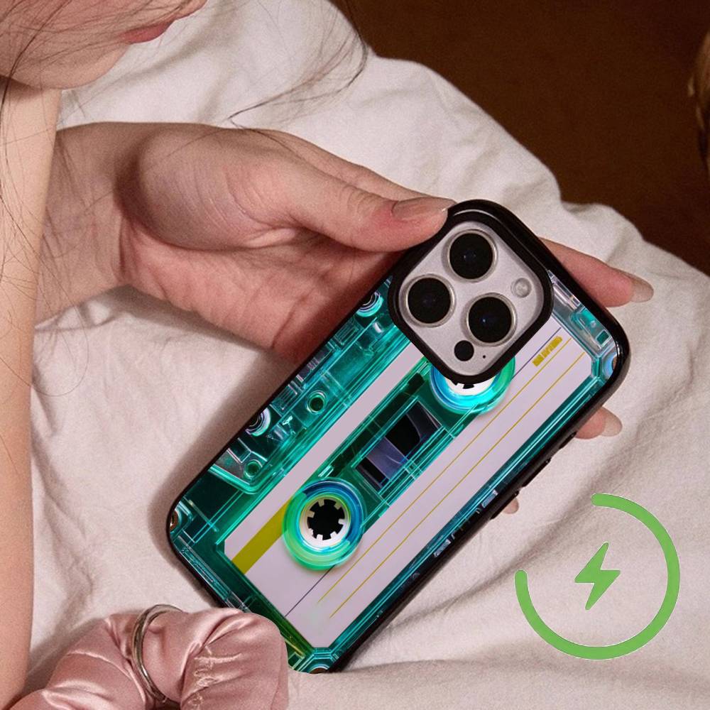 Vintage Cassette Tape Retro Style Magsafe For IPhone Phone Case 17 Air 16 15 14 Plus 13 12 Mini 11 Pro Max Thin Magnetic Cover