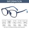 Anti-blue Light Kids Glasses TR90 Eye Protection Comfortable Eyeglasses Computer Online Classes Ultra Light Frame