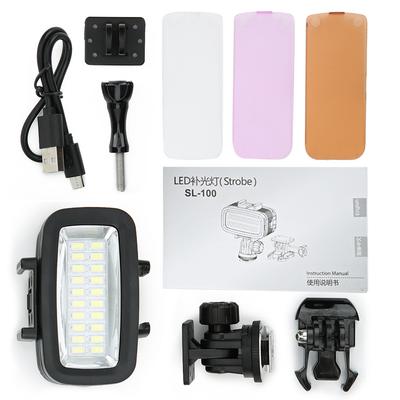 LED Camera Diving Fill Light 40m Underwater Lighting Waterproof Photography Lamp