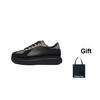 ONITSUKA TIGER Delecity Fashion Versatile Wear-Resistant Height Increasing Low-Top Casual Shoes Unisex Sneaker Black Gray 1183B874-001