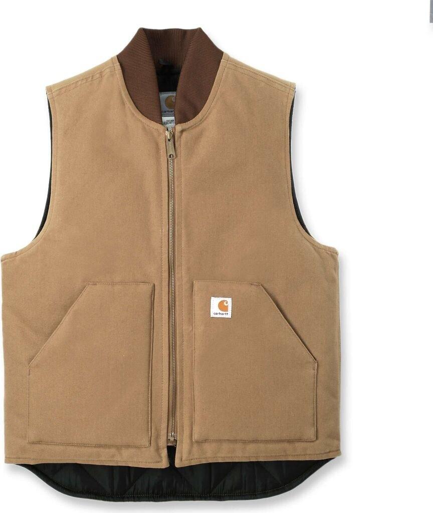 Куртка Carhartt Duck Vest Arctic Quilt Lined (106676) V01 Firm Duck Vest (106676) коричневый