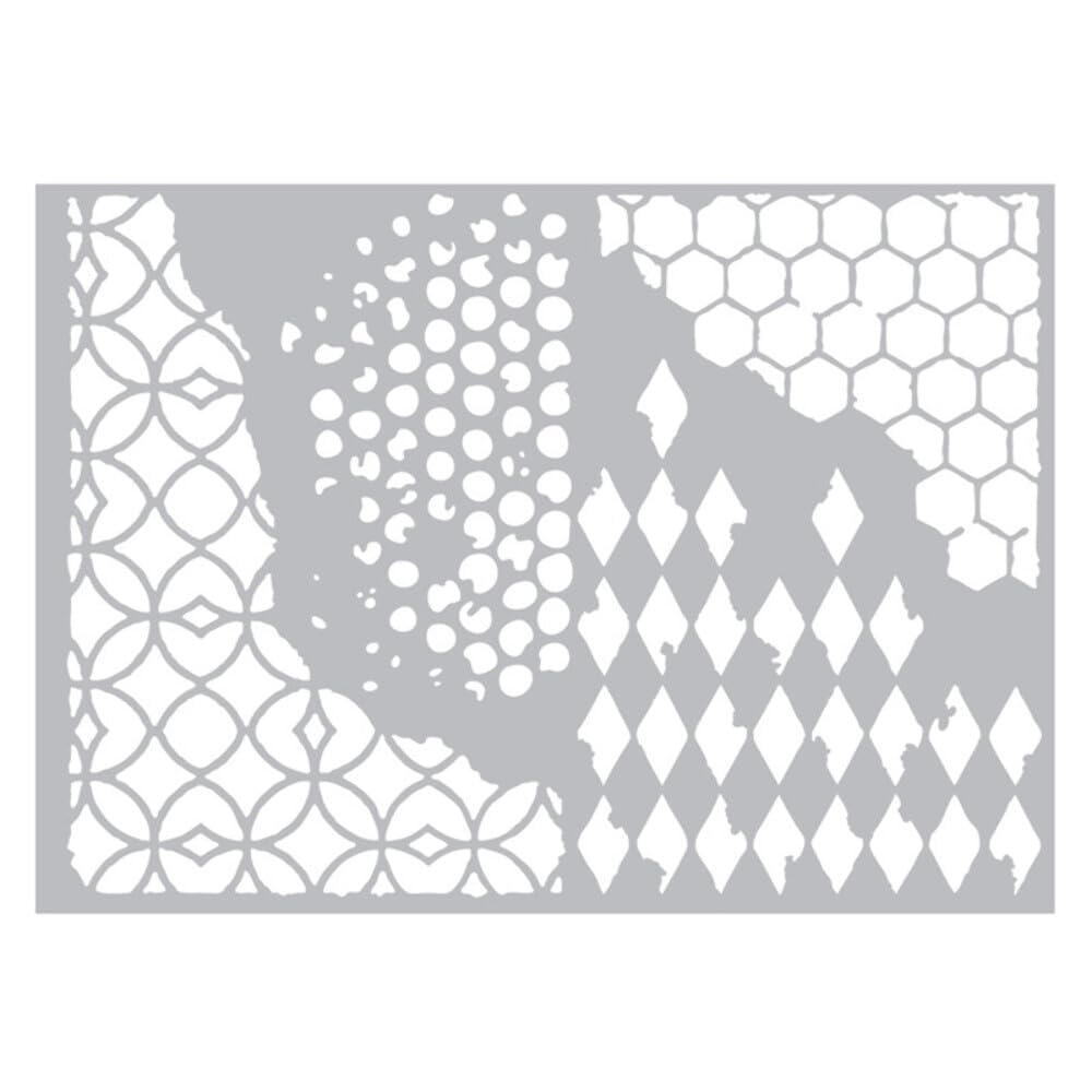 Sizzix Thinlits Die Set 4PK Mixed Media by Tim Holtz Authentic Japanese Product - #1 [660220]