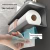 LIEI Wall-Mounted Tissue Holder with Phone Shelf