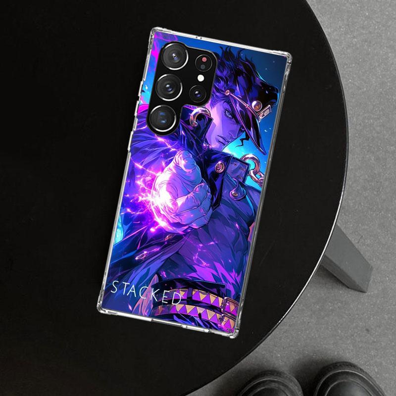 JoJo's Bizarre Adventure Kujo Jotaro Phone Case Cover for Samsung Galaxy S26 S25 Edge S24 S23 Ultra S22 Plus S21 FE S20 + Art Cu