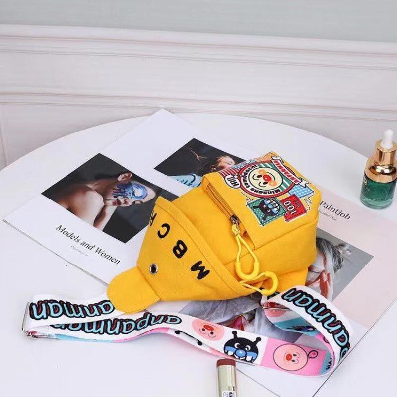 Canvas Bag Cute Cartoon Backpack Children's Outdoor Travel Bag Fashion Women's Bag Shoulder Crossbody