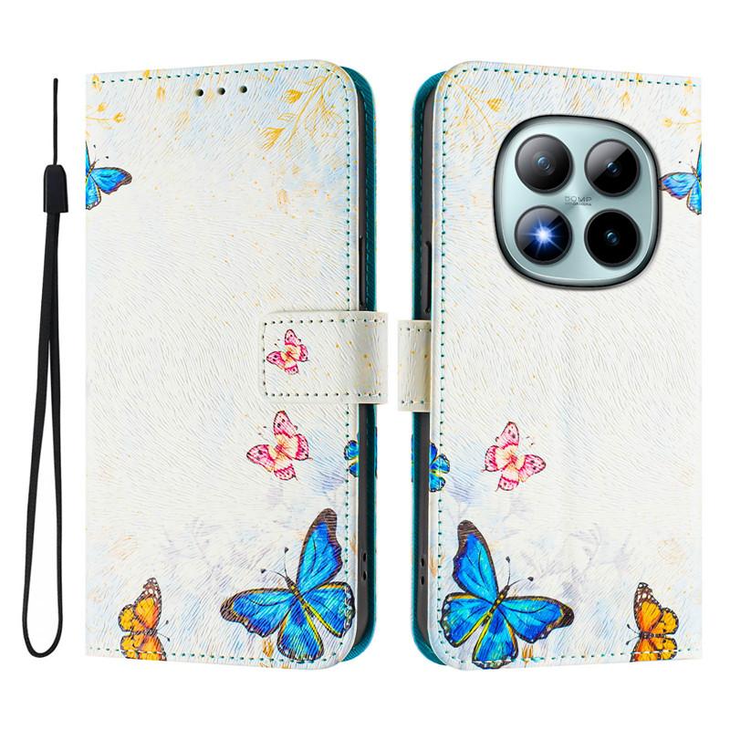 Luxury Flip Leather Case For Redmi Note 15 5G Flip Cover On For Xiaomi Redmi Note 15 Pro Plus 5G Note15 Wallet Bags Flower Cases