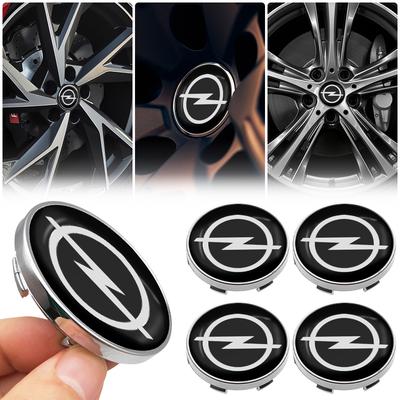 4pcs 60mm Car Wheel Center Hub Cap Rim Cover Emblem Stickers For Astra J G Insignia Corsa D Vectra C Zafira a Auto Gadgets