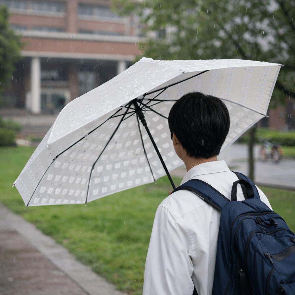 Portable Folding Umbrella Waterproof Transparent Umbrella Cute Automatic Umbrella  Rainy Day