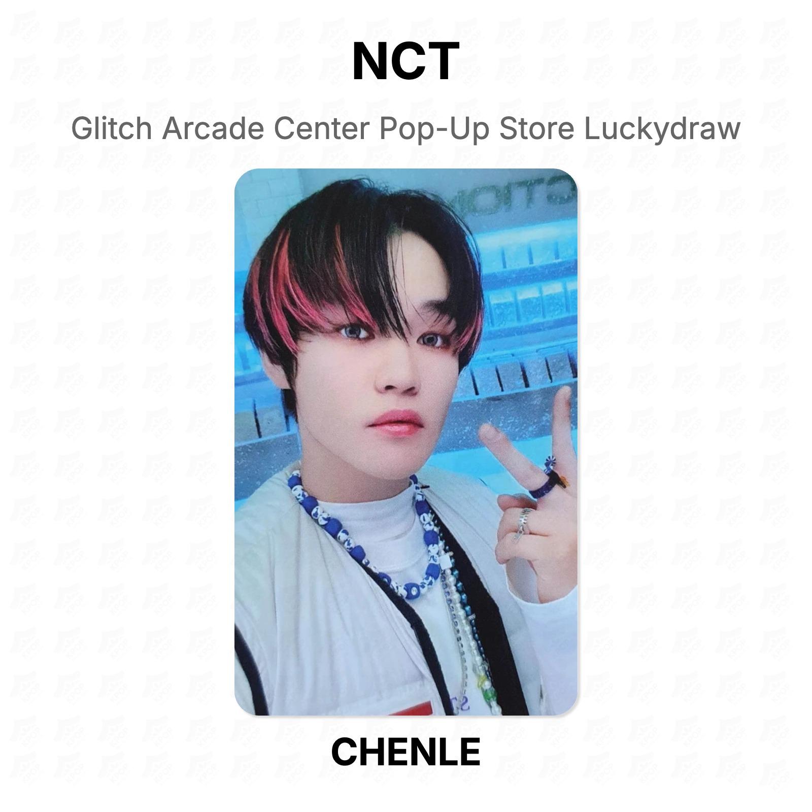 NCT Glitch Arcade Center Pop-Up Store Розыгрыш Официальная Фотокарточка CHENLE