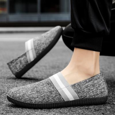 Sneakers Men's New Flat Bottomed Loafers Lightweight Set for Outdoor Non Slip Casual Shoes Luxury Soft Soled Walking Shoes