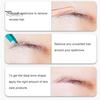 Small Hair Removal Tweezers 4Pcs/Set Slant Eyebrow Set Stainless Steel Ingrown Clip Tool Flat Mouth Short Clipping