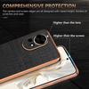 AZNS For Huawei Nova 13 5G Case Electroplating Crocodile Texture PU+TPU Phone Cover