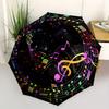 1pc Music Notes Themed High-quality Umbrella,Automatic Opening and Closing Umbrella,Multi-functional Umbrella G0811036