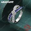 CopperZircon Interlaced Multicolor Ring For Women - Exquisite And Lovely Wedding Party Jewelry