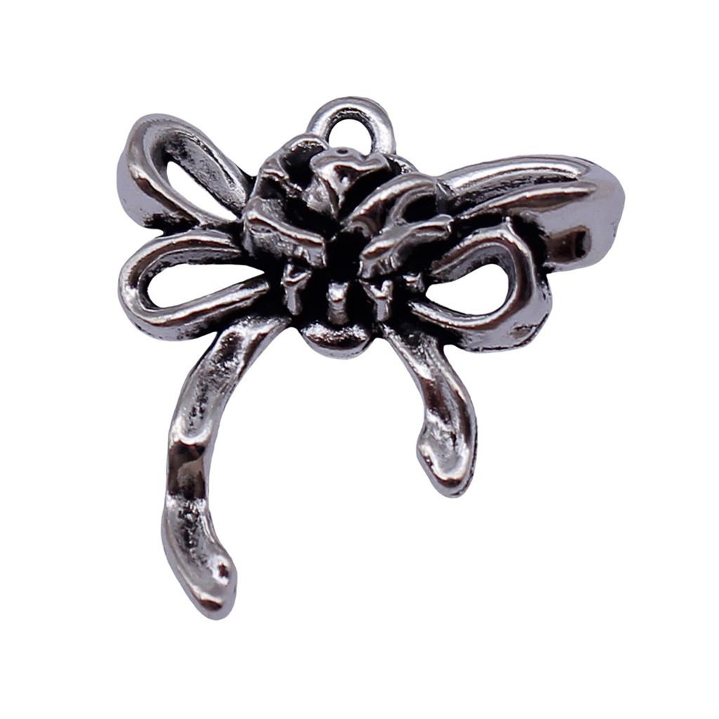 Pendants Bow With Crown Charms For Princess Themed Jewelry Making Alloy