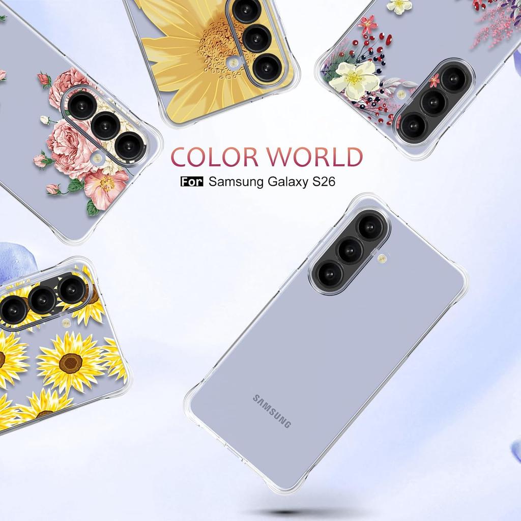 Clear Case for Samsung Galaxy S26 Edge S25 Ultra S24 Plus S23 Fe S22 S21 S20 A57 A37 A17 A07 A56 A16 A06 A26 A36 5G A55 A35 A25 A15 A05 Phone Cover