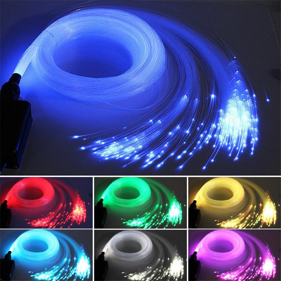 6W RGBW Twinkle Bluetooth APP RF Sound Control Fiber Optic Star Ceiling Meteor Light Kit