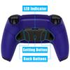 Not a eXtremeRate RISE4 Metal Back Remap Kit for PS5 Controllers and Upgrade Board with Back Rubber and Black 4 Back Buttons Controller. (RMB)