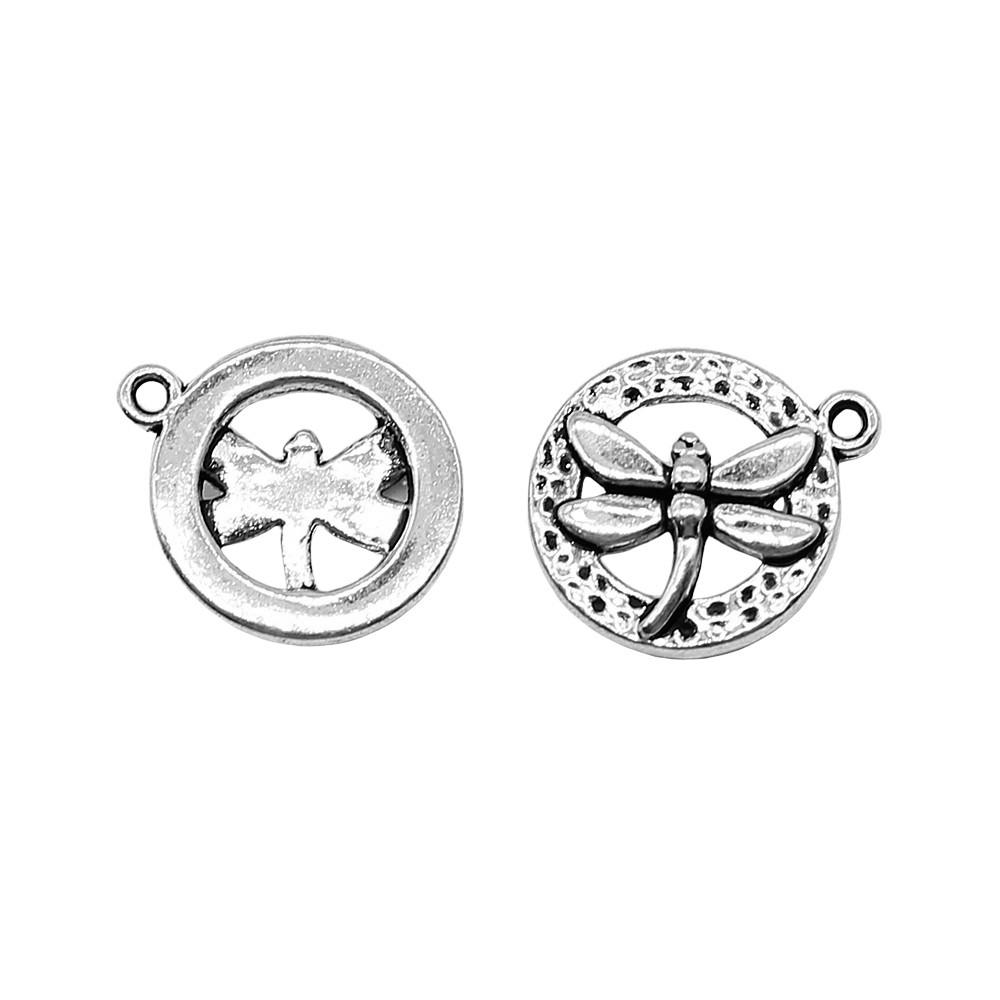 Dragonfly Charms Vintage Alloy Pendants For Insect Themed Handmade Jewelry Supplies