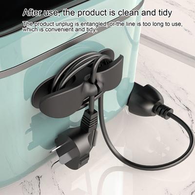 4Pcs Plastic Cord Organizer Easy Installation Useful Household Appliances Wrappers