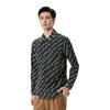 Li Ning X Wade Artist Collaboration Breathable All-Over Print Long Sleeve Shirt Men Shirts Black AFDS057-1K