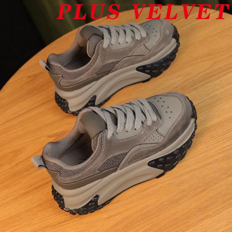 

Женские кроссовки из вулканизированной ткани, дышащие, для отдыха, бега, износостойкие, кроссовки на увеличенной платформе 2024, новая мода, весна-осень 40