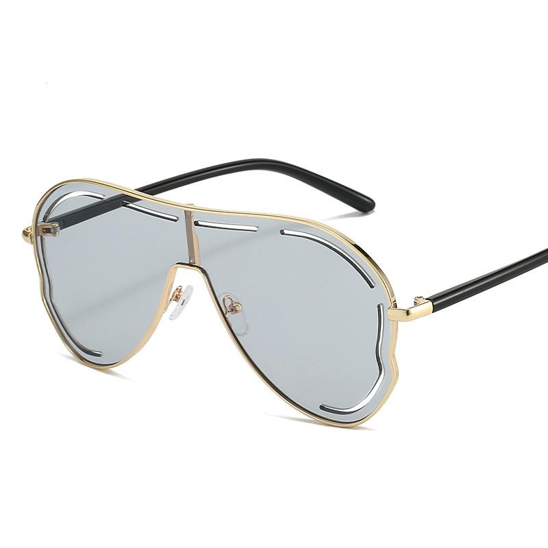 European American Style Sunglasses Male Big Size Hollow Out Women Sunglasses Vintage Stylish Sun Glasses for Woman