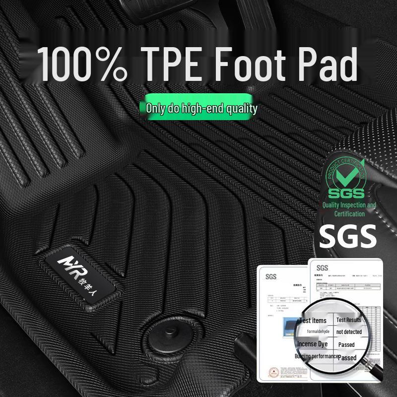 Full Coverage TPE Car Floor Mats for Volkswagen Sagitar, Lavida, Bora, Magotan, ID, Passat, Tayron, Tiguan L