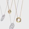 BONAFIDE JEWELRY Multi Hash Tag Large Necklace (Gold)