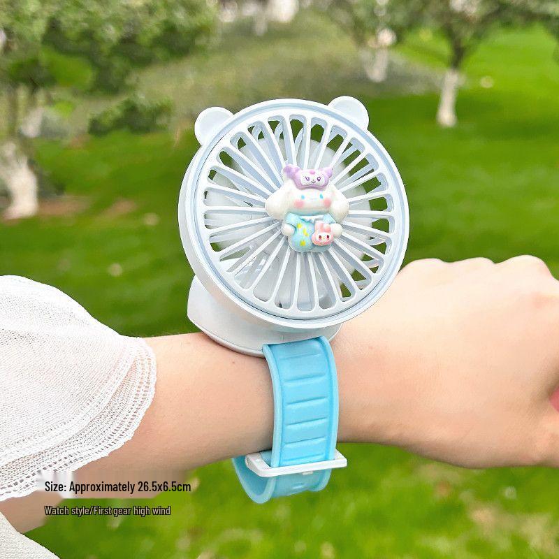 Sanrio Cinnamoroll Portable USB Mini Fan Watch for Kids A75 Default