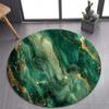 Luxurious Marble Colour White Gold Round Carpet Rug for Bedroom Living Room Decoration,pet Decor Floor Mat