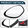 Headlight Trim Bezel for Mini Cooper Countryman 2011-2016 No.51139801573/51139801574 Front Left Right Headlamp Bezel Headlight Cover Decor Black 1