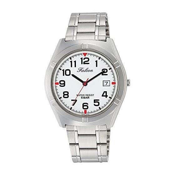 

[Citizen Q&Q] Watch Analog Waterproof Date Metal Band D024-204 Men s White