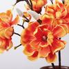 Simulation of Mid-branch Magnolia, Head Magnolia Desktop Flower Arrangement, Fake Flower Simulation of Magnolia Wedding PU Flower Material