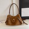 Brand Retro Niche Handbag Luxury Large Capacity High Quality Pu Shoulder Bag Elegant Crossbody Bag Versatile Fashion Women's Bag
