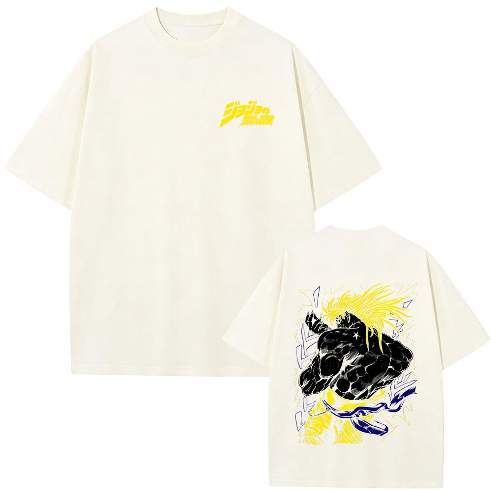 Anime Jojos Bizarre Adventure Dio Brando Graphic Tshirt Unisex Women Fashion Unisexga Oversized T Shirt Funny Japanese Streetwear