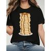 Casual Short-Sleeve Crew Neck T-Shirt with Graphic Print, Perfect for Summer And Spring, Designed for Women