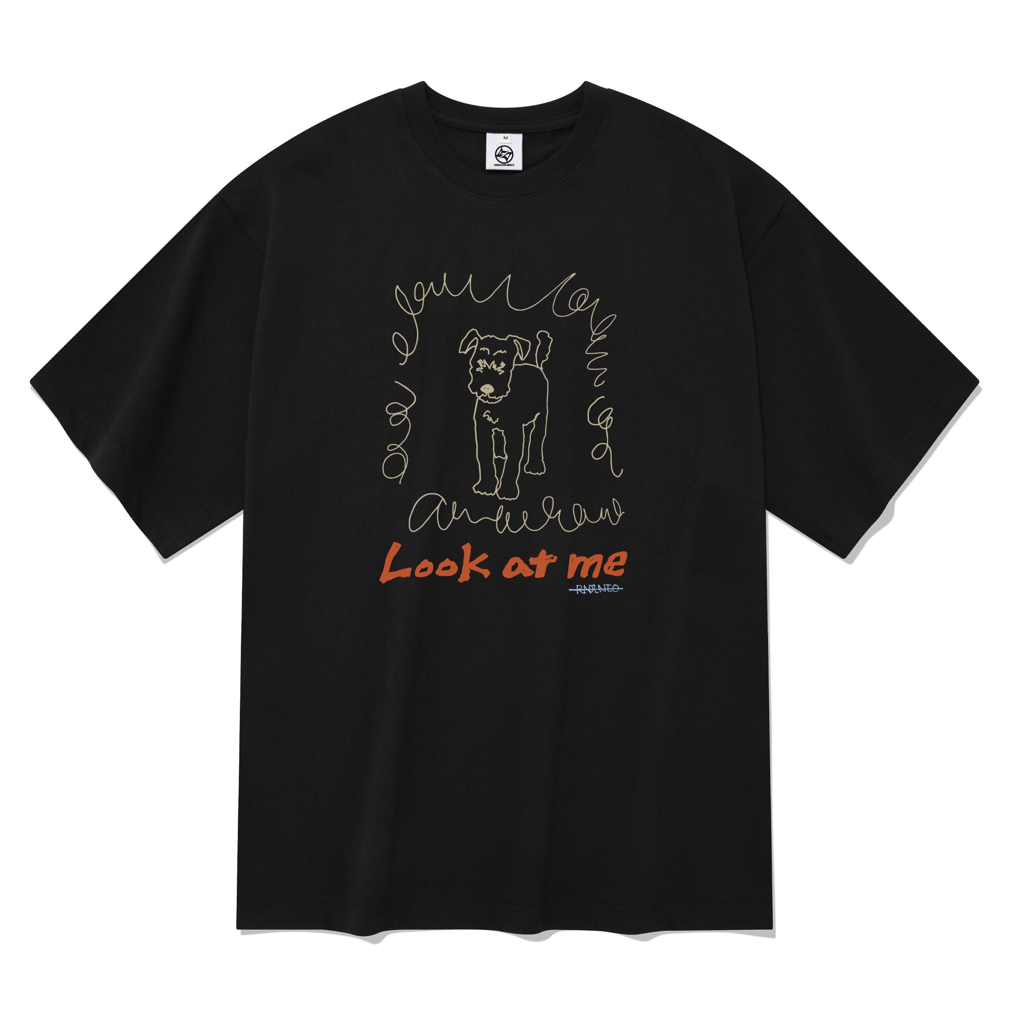 Radineo Look At Me Short Sleeve T-Shirt Black Black (Black)/M