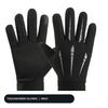 Unisex Winter Cycling Gloves Fleece Lined Touch‑Screen Flip‑Top Half‑Finger 2‑Finger Exposed Anti‑Slip Warm Gloves for Driving Biking Outdoor Sports